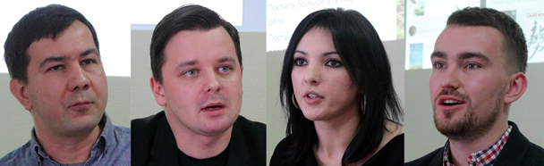 Ильяс Закиров, Глеб Давыдов, Нина Пушкарёва, Владимир Тетерин